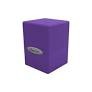 Ultra Pro Deck Box: Satin Cube - Royal Purple 100+